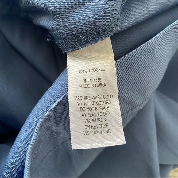 Socialite-blue Paperbag High Rise Shorts - Picture 12 of 12